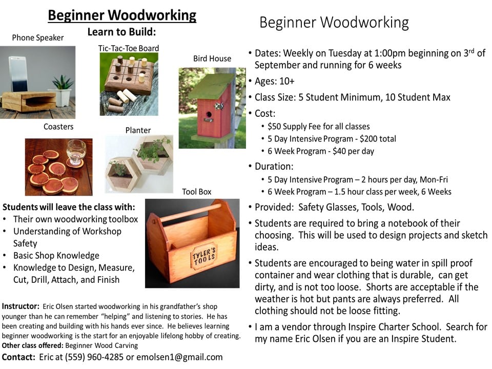 Woodworking School In Fresno California Woodworking School In Fresno California