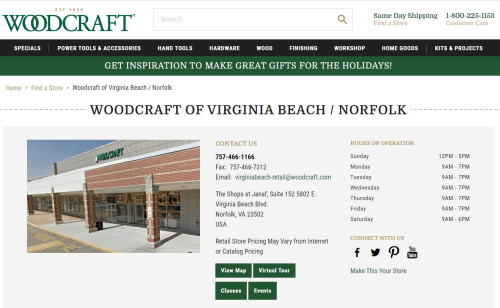 Woodworking School In Virginia Beach Virginia