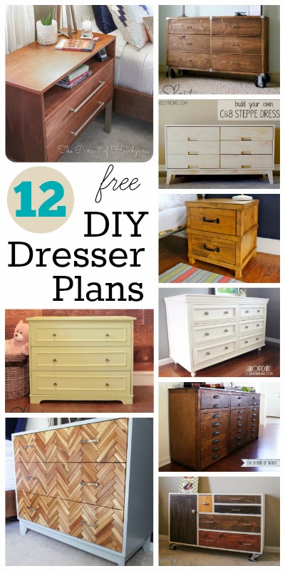 10 Free Dresser Woodworking Plans