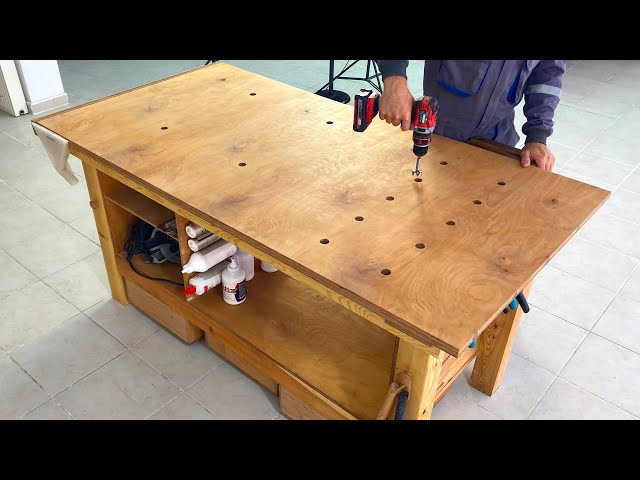 Building a Functional Wooden Work Bench