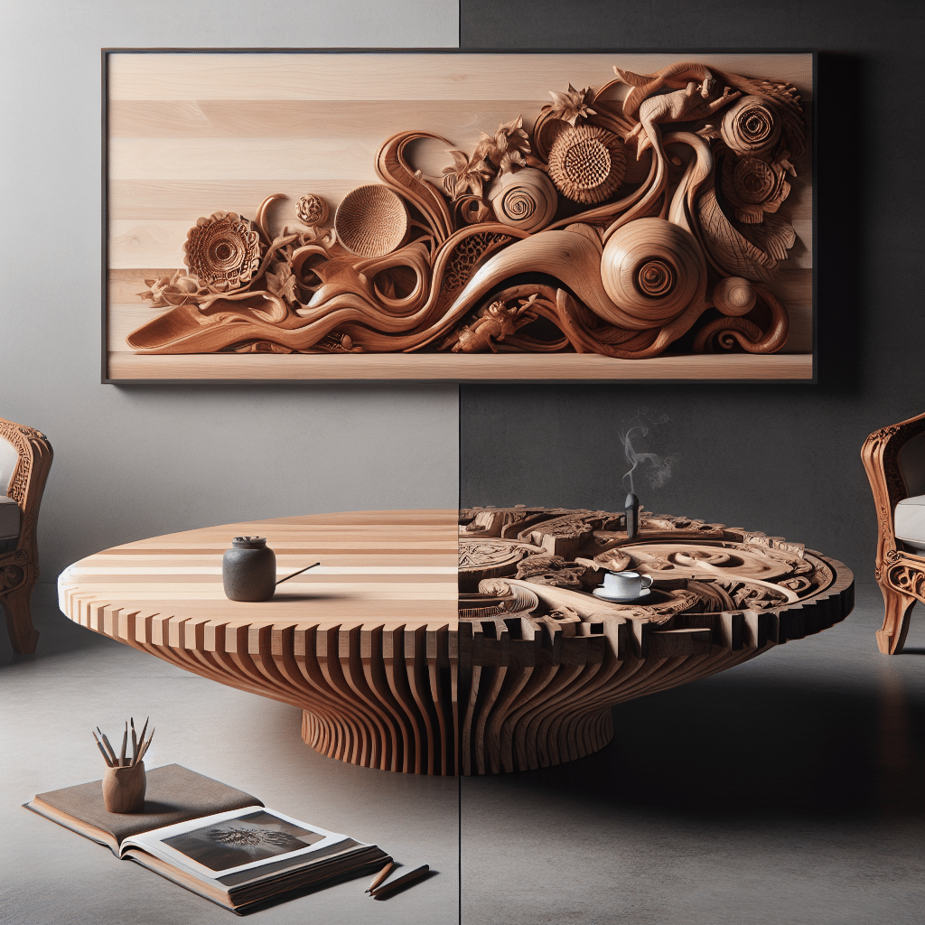 Creative Woodworking Coffee Table Designs