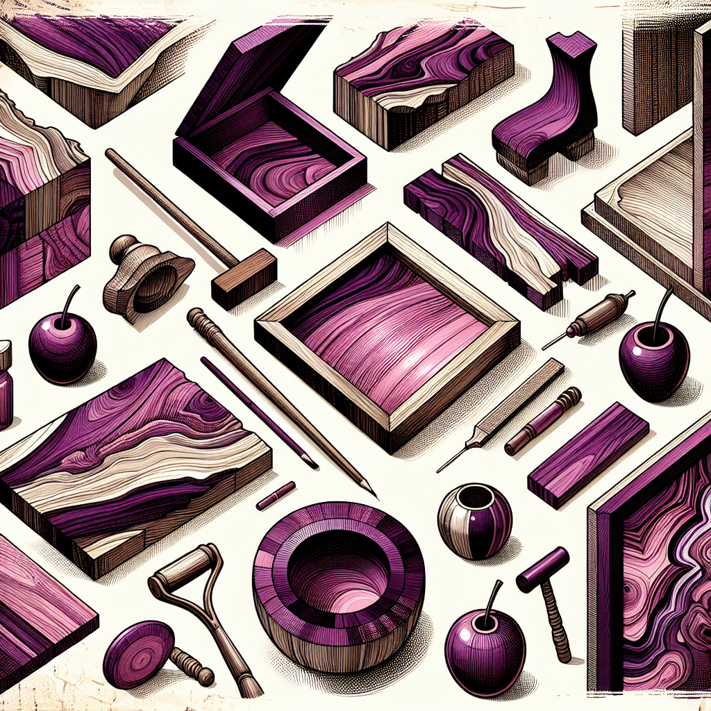 Exploring the Beauty of Purple Heart Wood in Woodworking
