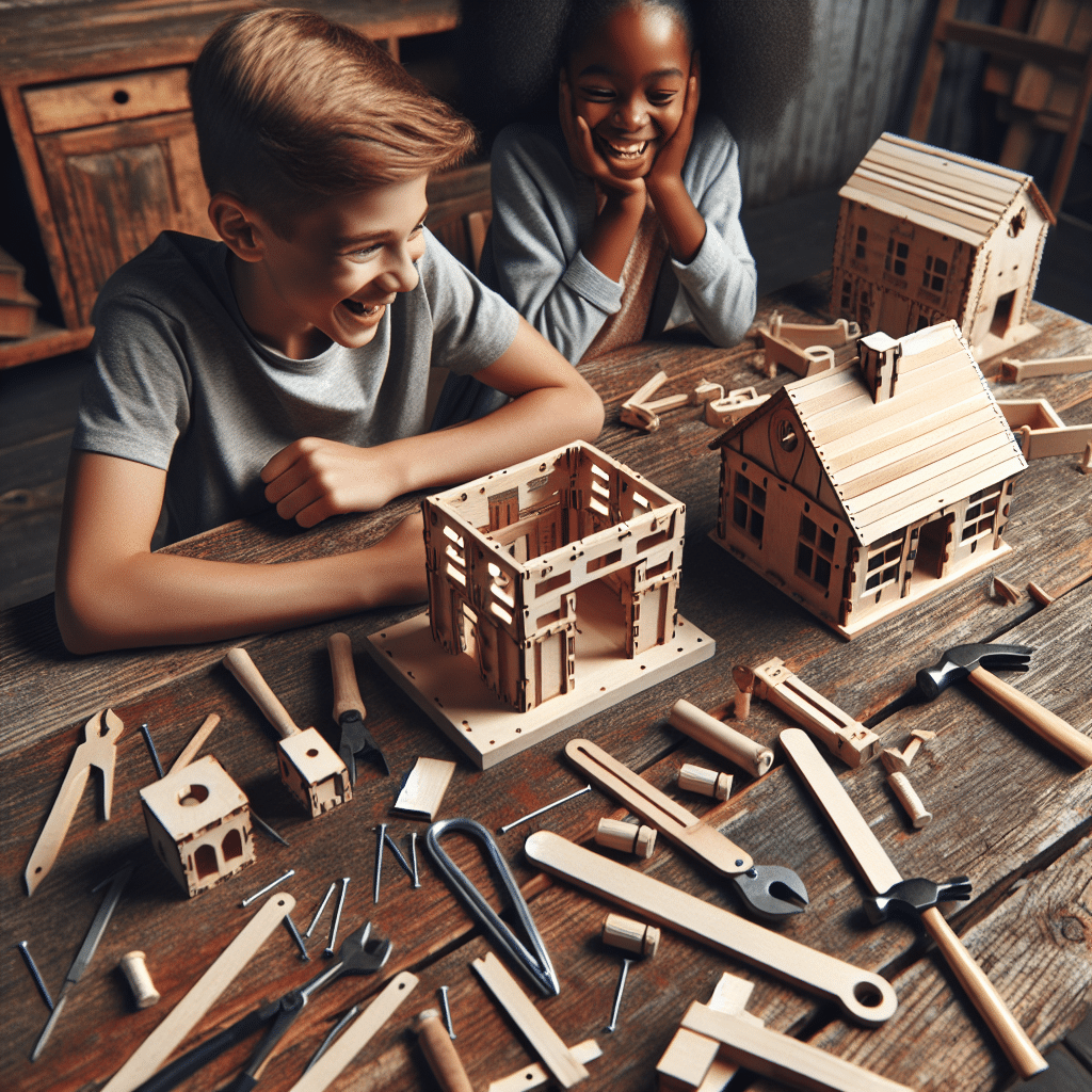 Fun and Educational Woodworking Kits for 12 Year Olds