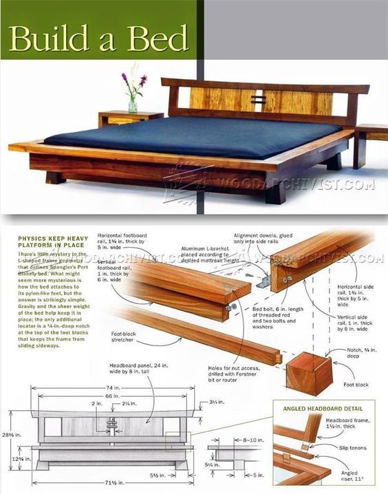 Bed Woodworking Plans