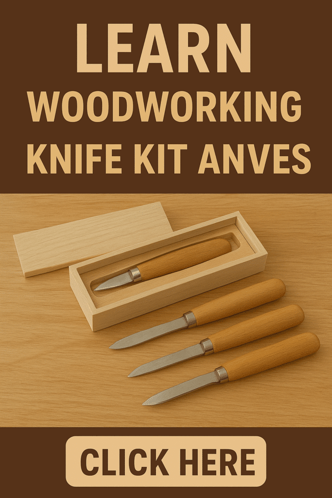 Woodworking Knife Kit and Knives