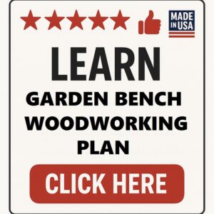 Garden Bench Woodworking Plan 