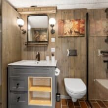 Photo Bathroom Vanity Base Woodworking Plans