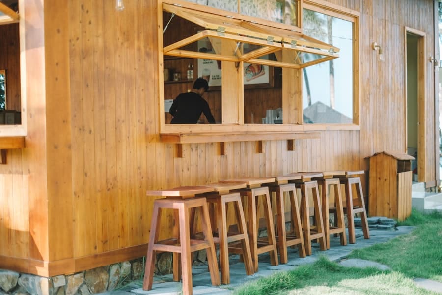 Photo Farmhouse Bar Woodworking Designs