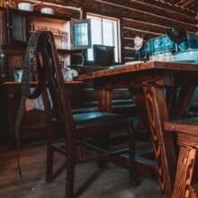 Photo Rustic Home Bar Woodworking Plans