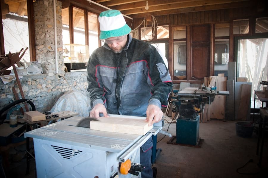 Photo Woodworking workshop
