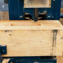Photo Woodworking Jointer Dust Collection System