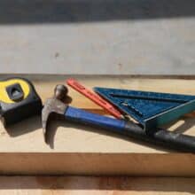 Photo Hand and Power Tools in Woodworking