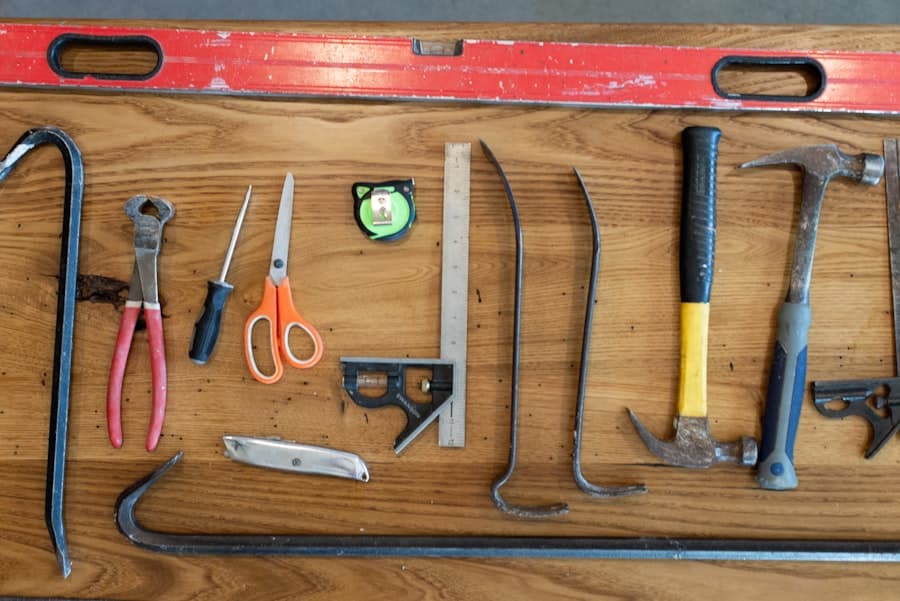 Photo Woodworking Hardware Tools Materials