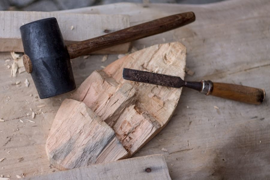Photo Woodworking Carving Tools