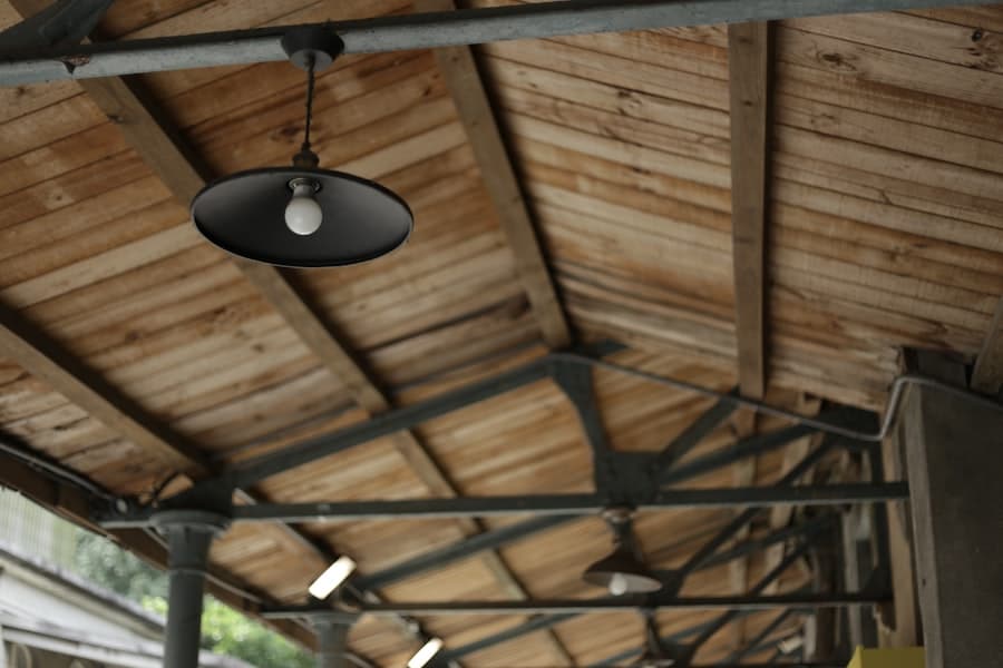 Photo Woodworking Loft Ceiling Storage